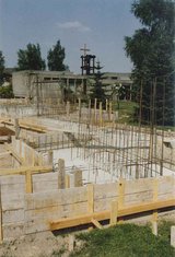 Bau des Fundaments